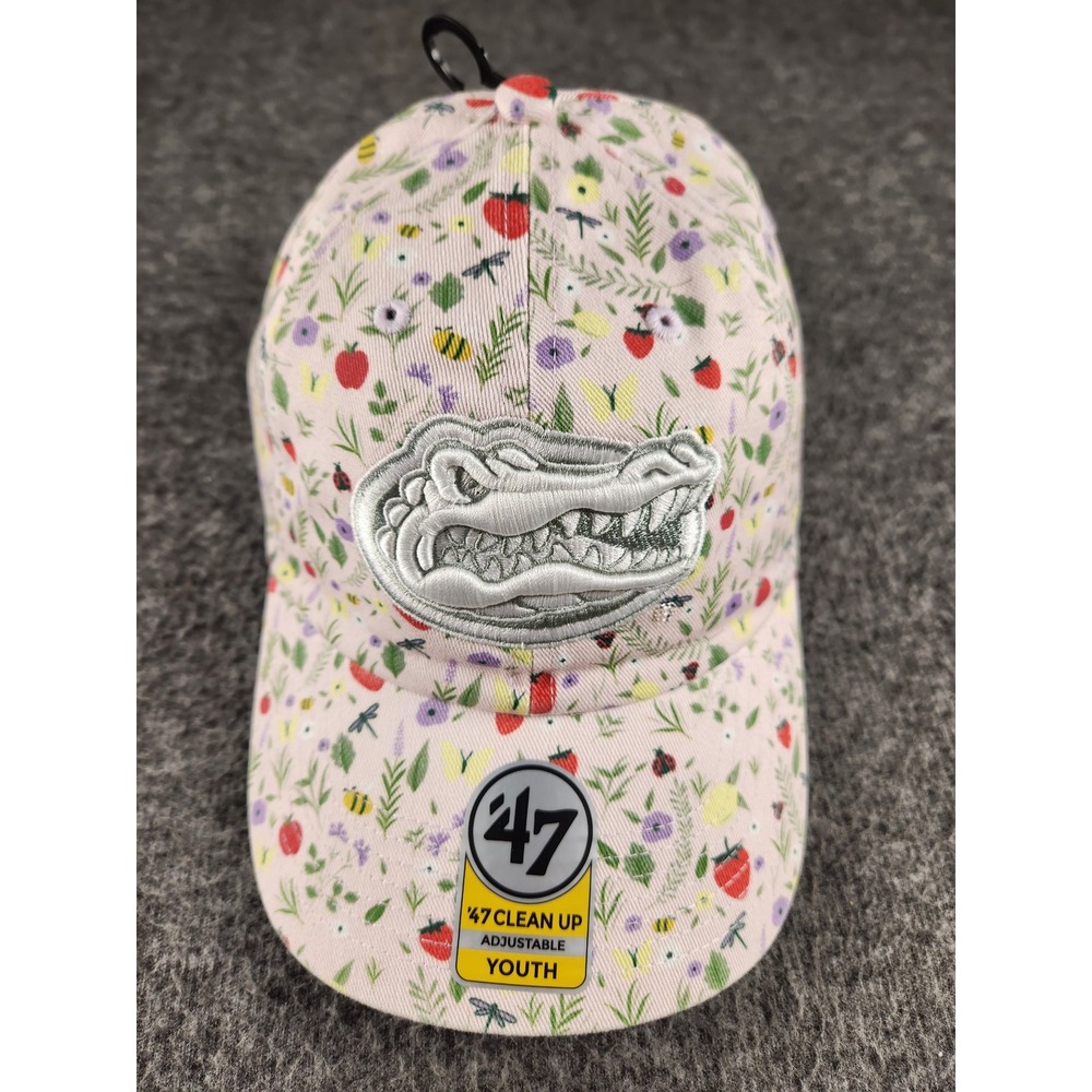 47 Florida Gators Youth Posey Floral Pink Clean Up Hat Cap NWT Adjustable